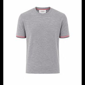 Thom Browne Women Stripe Logo T-Shirt